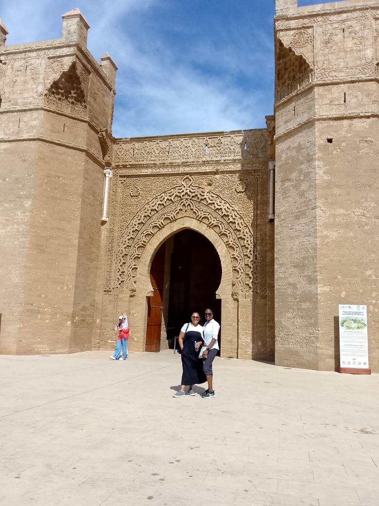 Monumental historic gate in Rabat